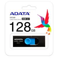 MEMORIA ADATA 128GB USB 3.2 UV320 RETRACTIL NEGRO-AZUL MEMORIA ADATA 128GB USB 3.2 UV320 RETRACTIL NEGRO-AZUL